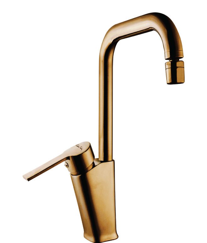 BS322-PLKK28 PİERRE CARDİN Boston Uzun Gövde Eviye Armatürü Antik